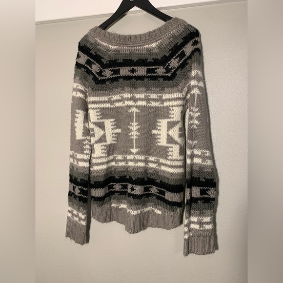 Roxy Women's Sweater - Black, White & Gray - Picture 3 of 3